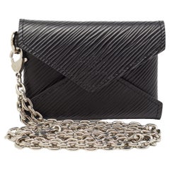 LV x YK Twist Belt Chain Wallet Epi Leather - Women - Small