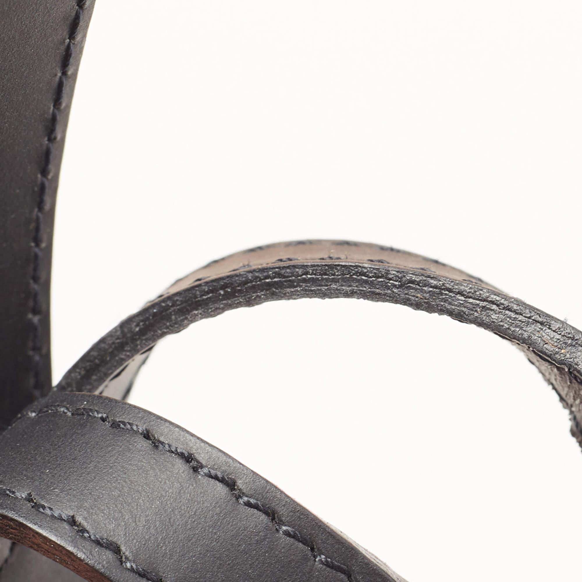 Louis Vuitton Black Epi Leather Mandara PM Bag 6