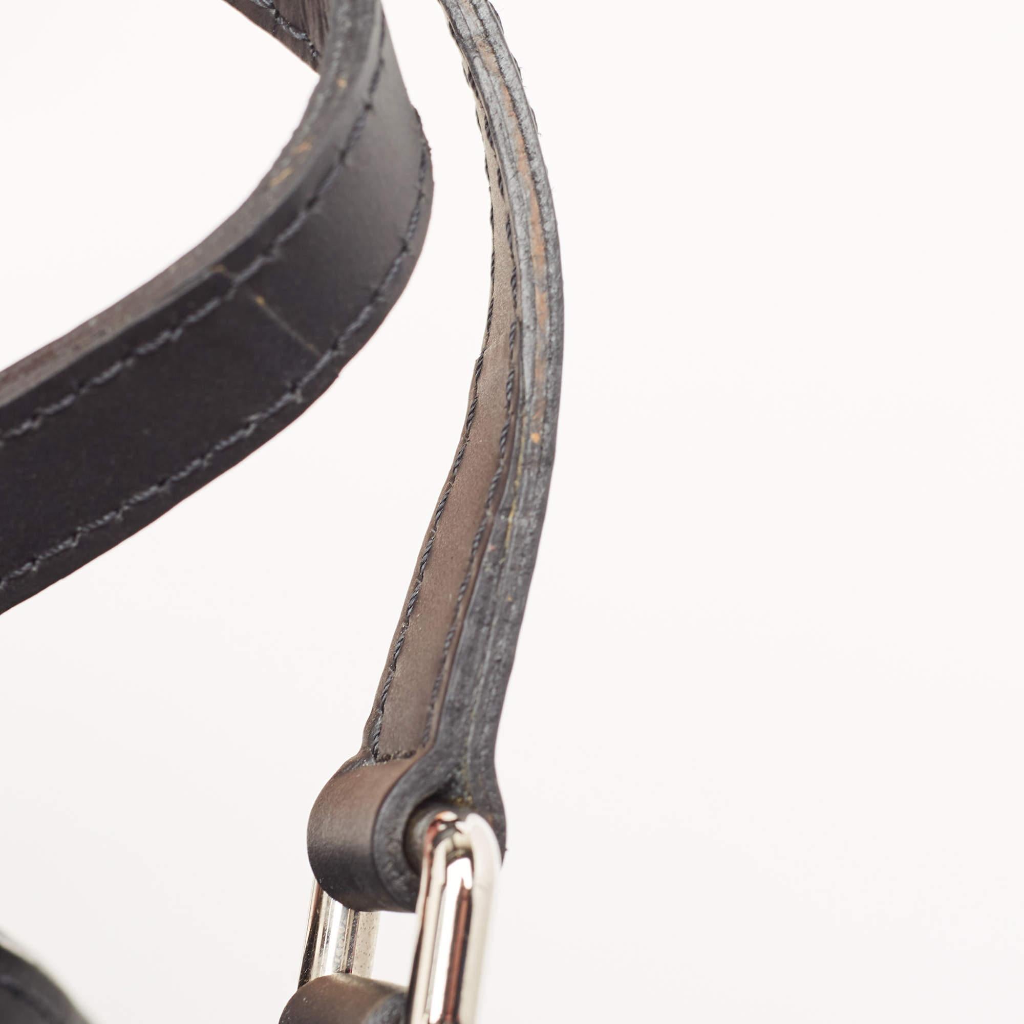 Louis Vuitton Black Epi Leather Mandara PM Bag 2