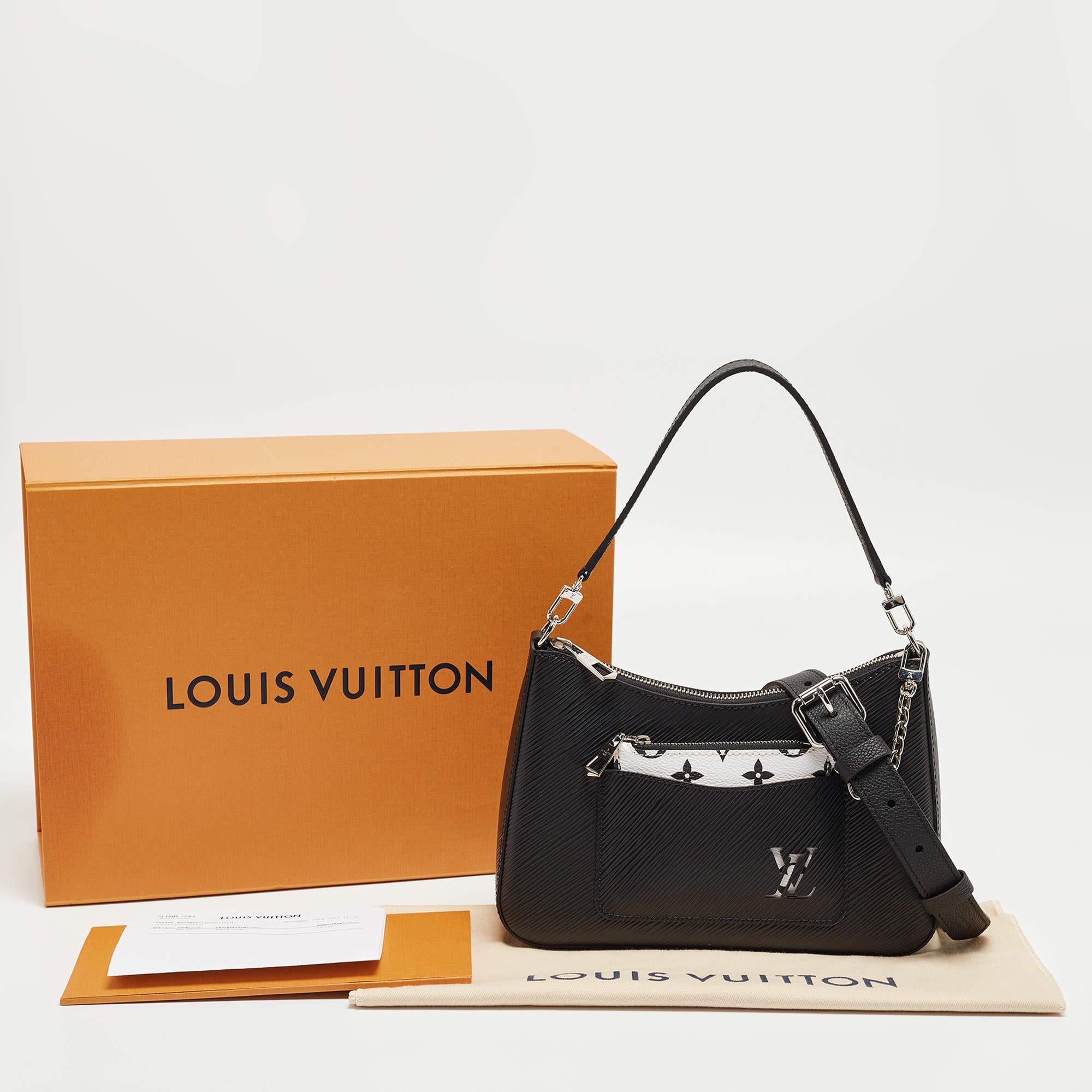 Louis Vuitton Black Epi Leather Marelle Bag 7