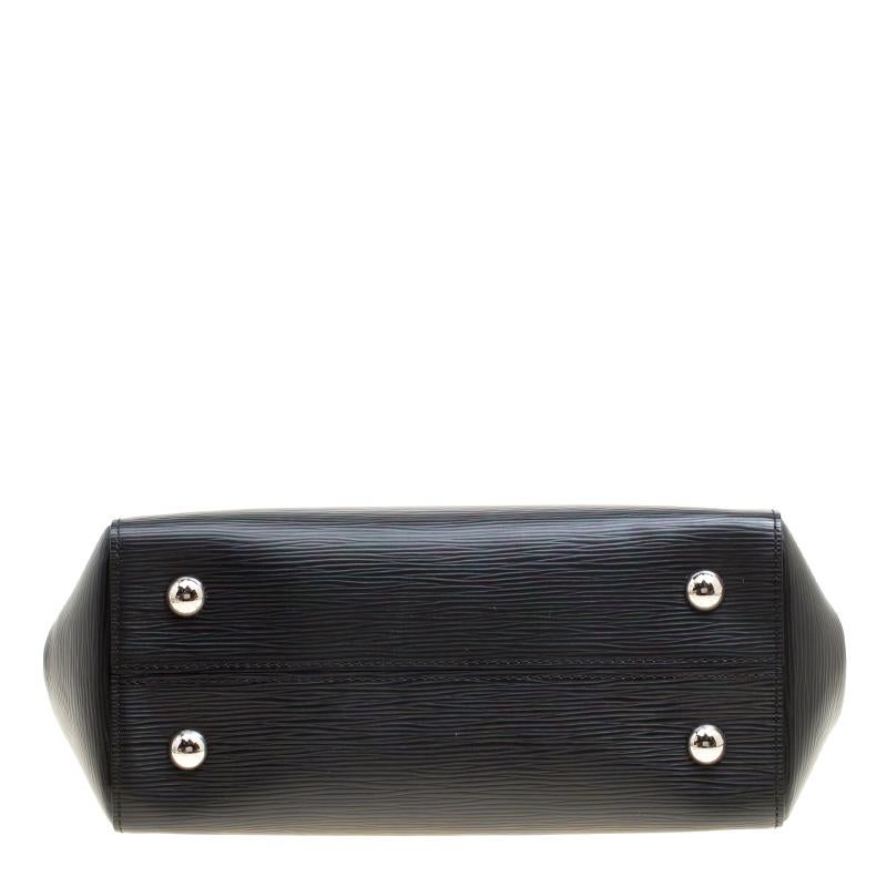 Louis Vuitton Black Epi Leather Marly BB Bag 4