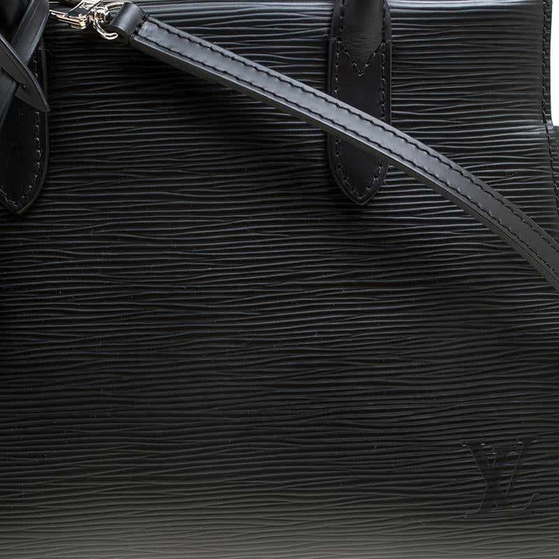 Louis Vuitton Black Epi Leather Marly BB Bag 5
