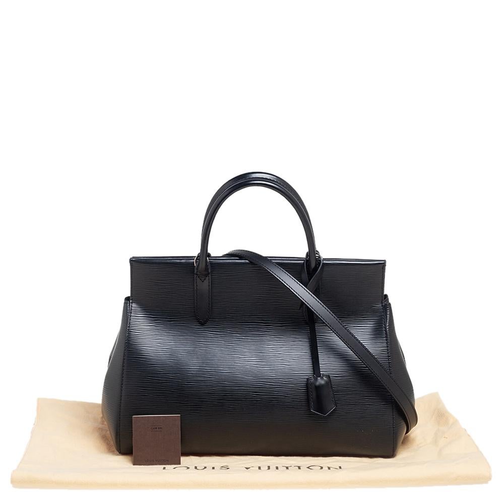 Louis Vuitton Black Epi Leather Marly MM Bag 8