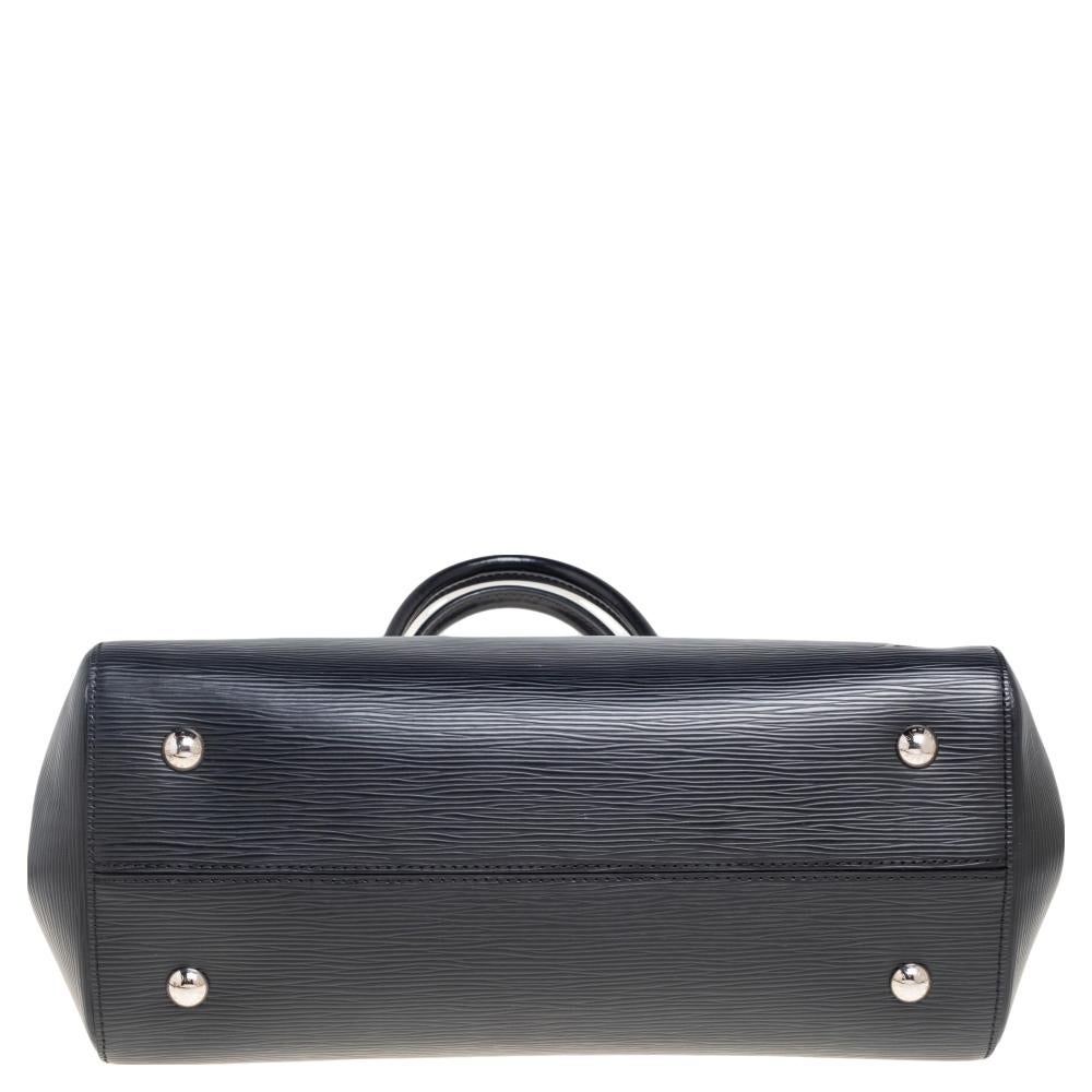 Louis Vuitton Black Epi Leather Marly MM Bag 1