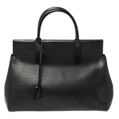 Louis Vuitton Black Epi Leather Marly MM Bag