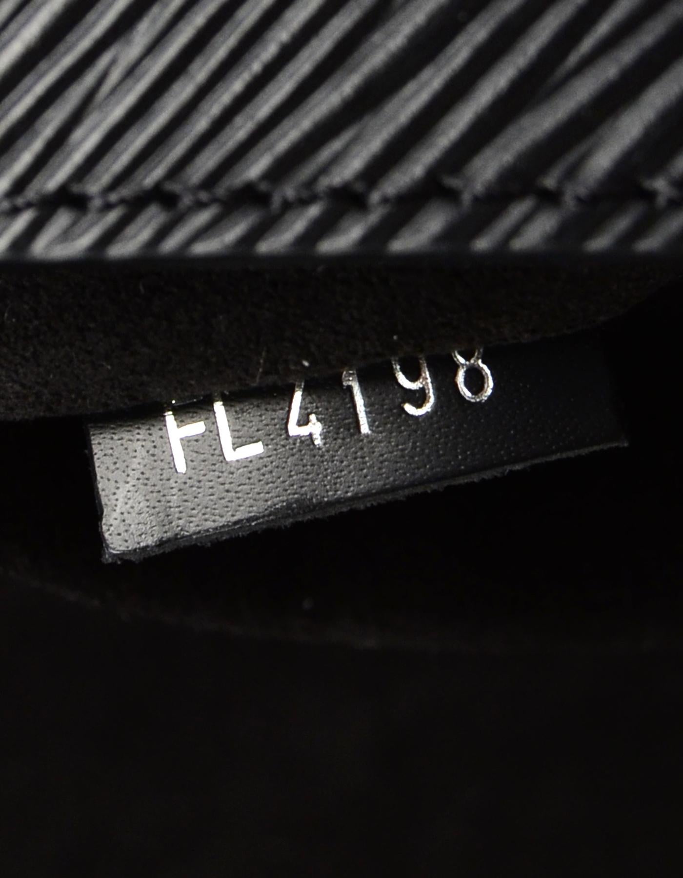 Louis Vuitton Black Epi Leather/Matte Black LV Twist MM Crossbody Bag 3