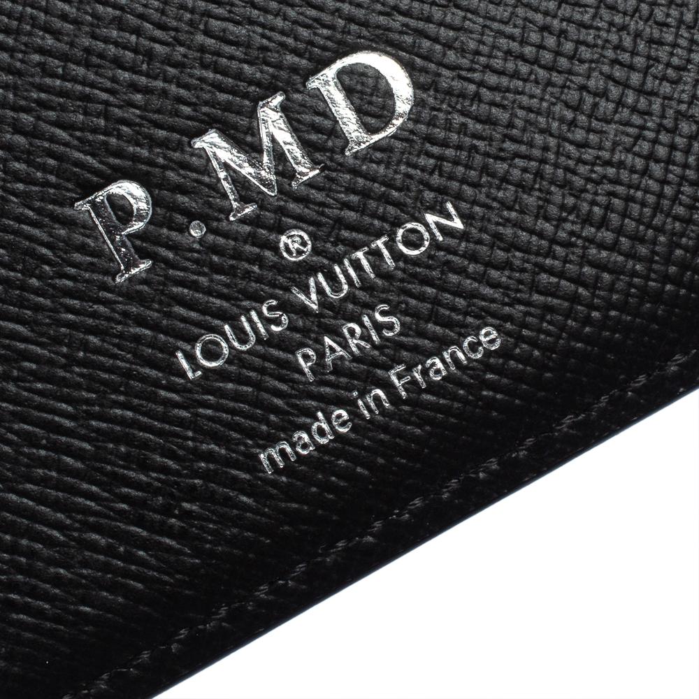 Louis Vuitton Black Epi Leather Medium Ring Agenda Cover 3