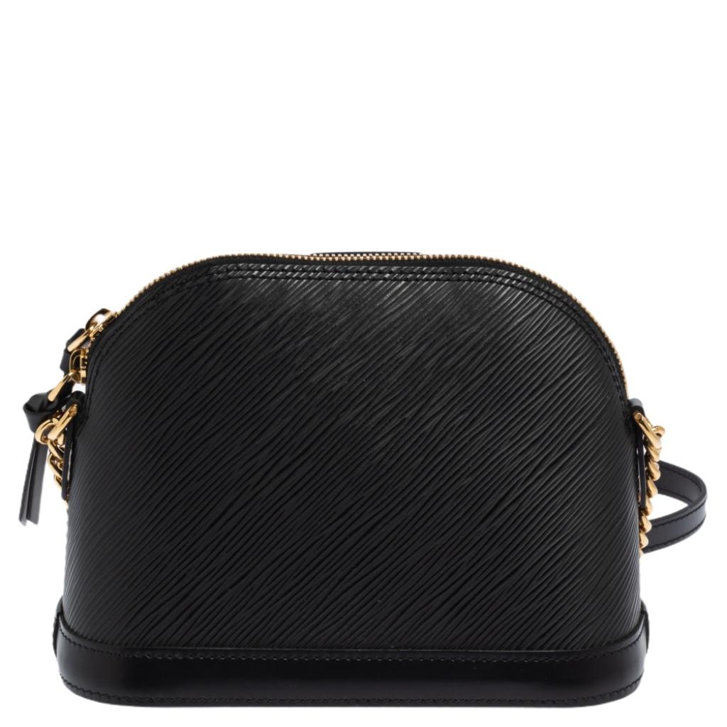 Out of all the irresistible handbags from Louis Vuitton, the Alma is the most structured one. First introduced in 1934 by Gaston-Louis Vuitton, the Alma is a classic that has received love from icons. This mini piece comes crafted from Epi Leather,