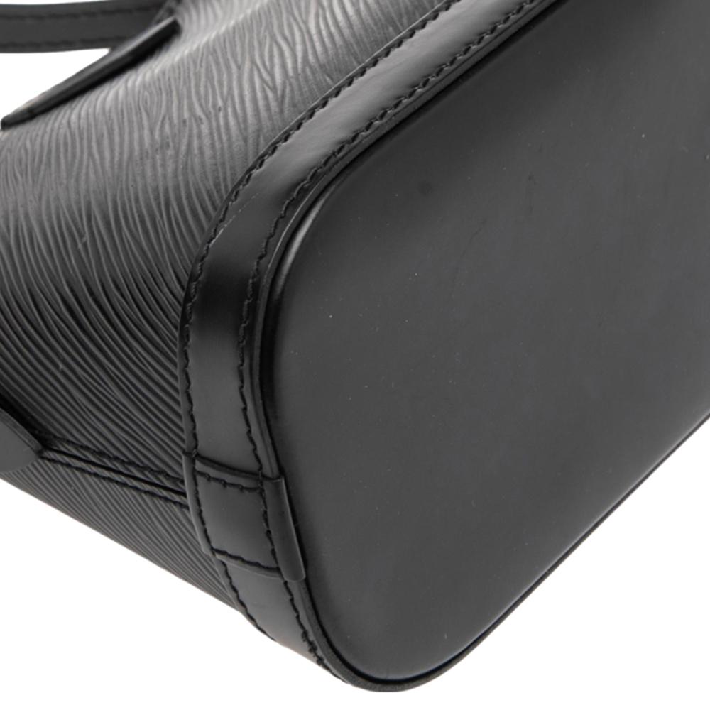 Louis Vuitton Black Epi Leather Mini Alma Bag 2