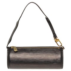 Louis Vuitton Black Epi Leather Mini Papillon Pochette Bag
