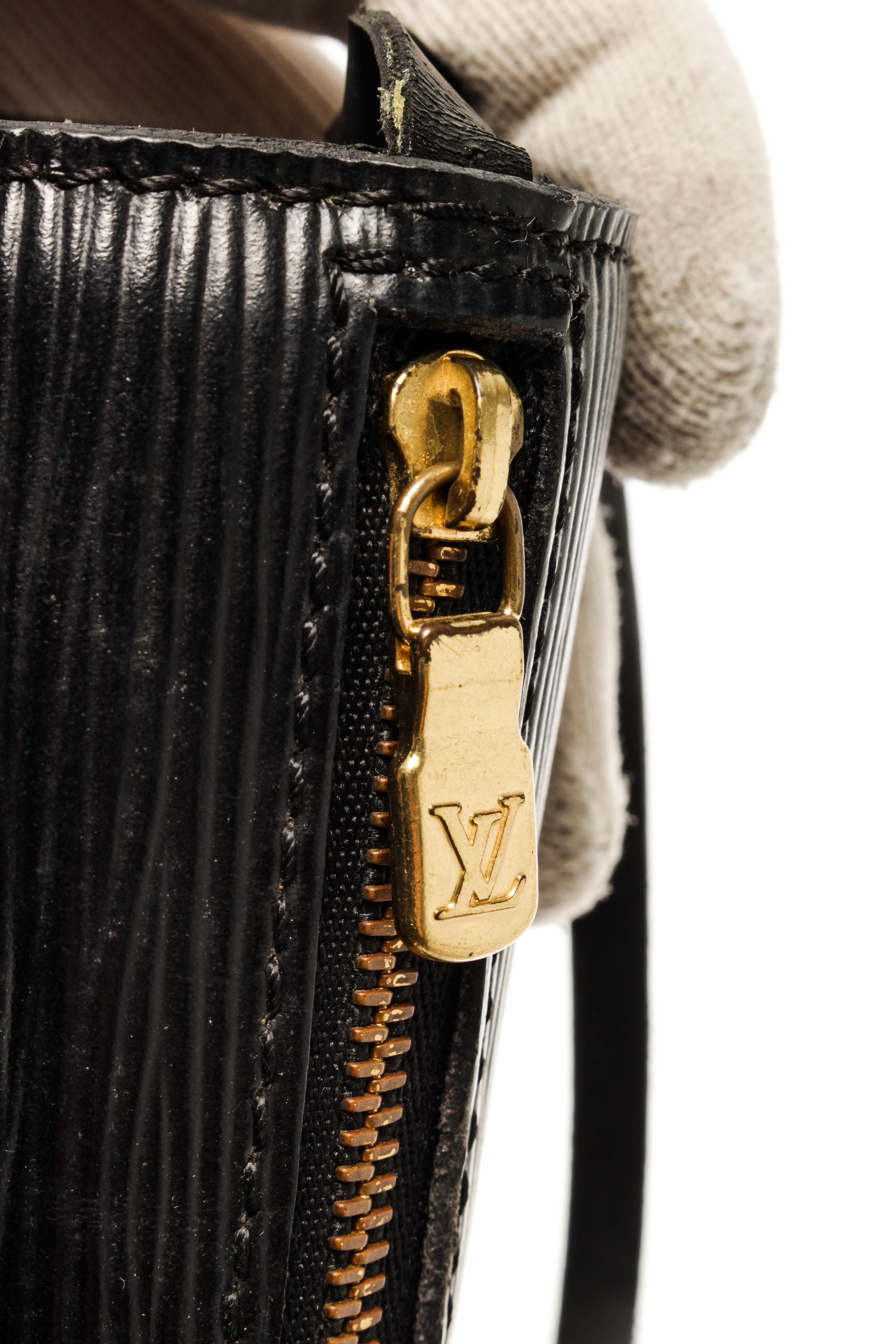 Louis Vuitton Black Epi Leather Mini Papillon Shoulder Bag 1