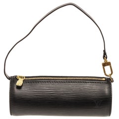 Louis Vuitton Black Epi Leather Mini Papillon Shoulder Bag