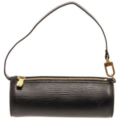 Louis Vuitton Black Epi Leather Mini Papillon Shoulder Bag