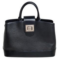 Louis Vuitton Black Epi Leather Mirabeau GM Bag