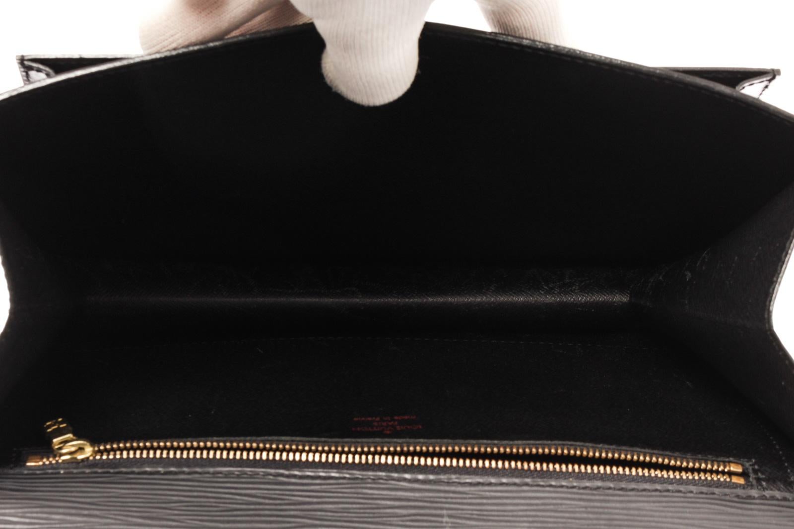 Louis Vuitton Black Epi Leather Monceau Crossbody Bag 7