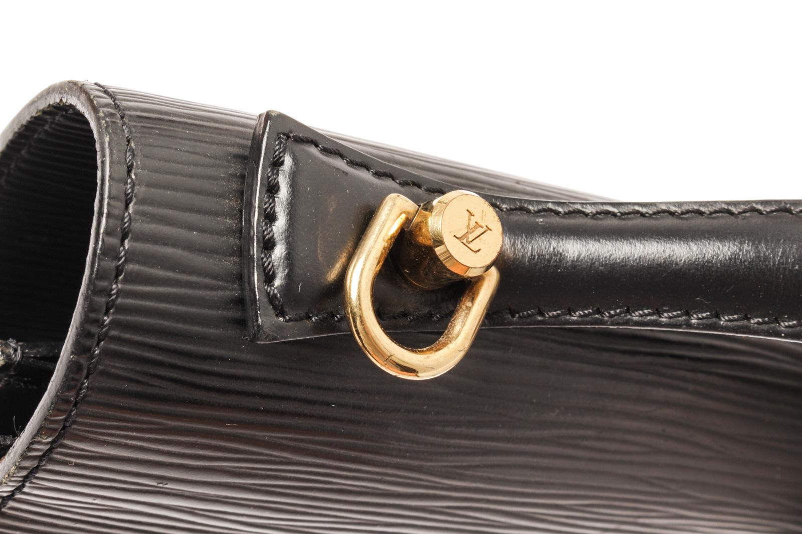 Louis Vuitton Black Epi Leather Monceau Crossbody Bag 3