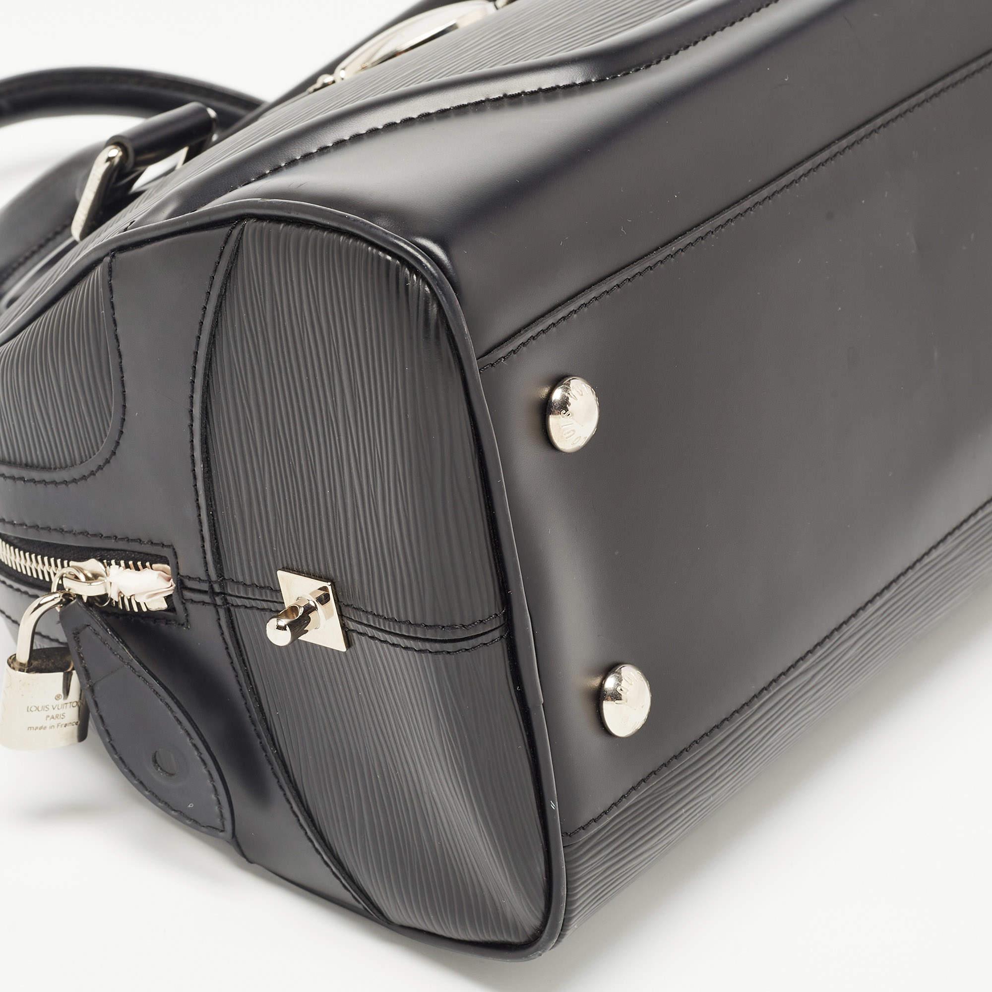 Louis Vuitton Black Epi Leather Montaigne GM Bag 6