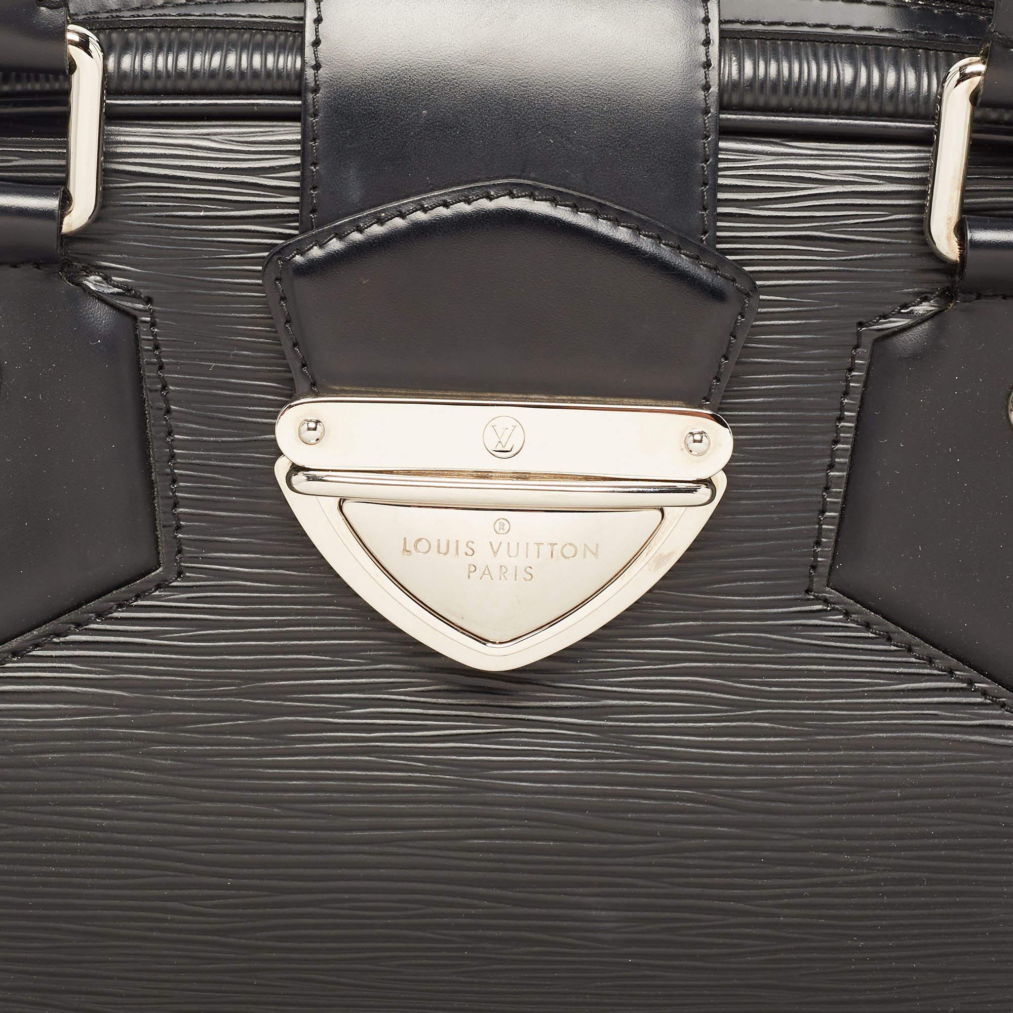Louis Vuitton Black Epi Leather Montaigne GM Bag 7