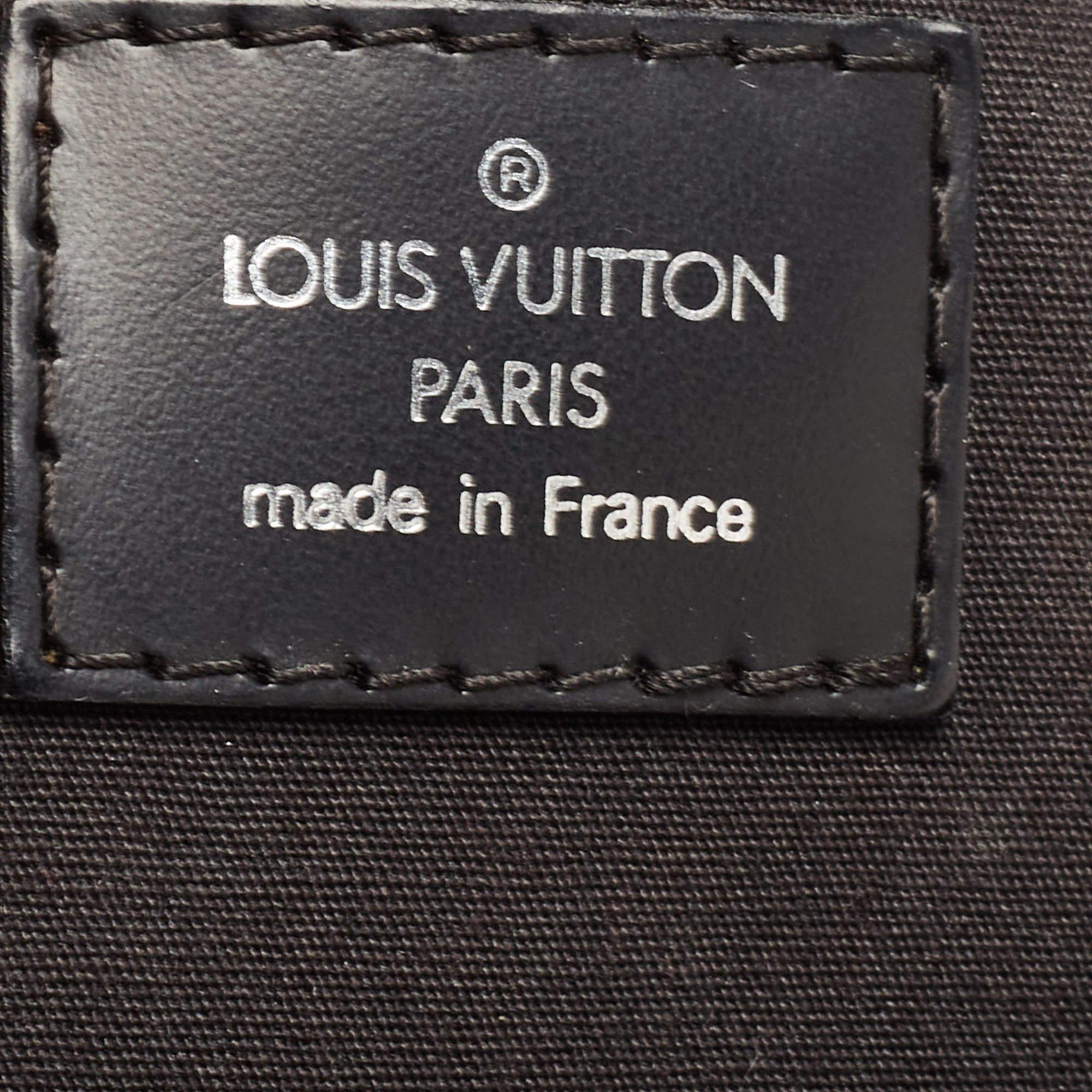 Louis Vuitton Black Epi Leather Montaigne GM Bag 1