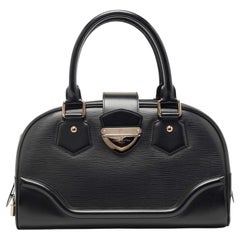 Louis Vuitton Black Epi Leather Montaigne GM Bag