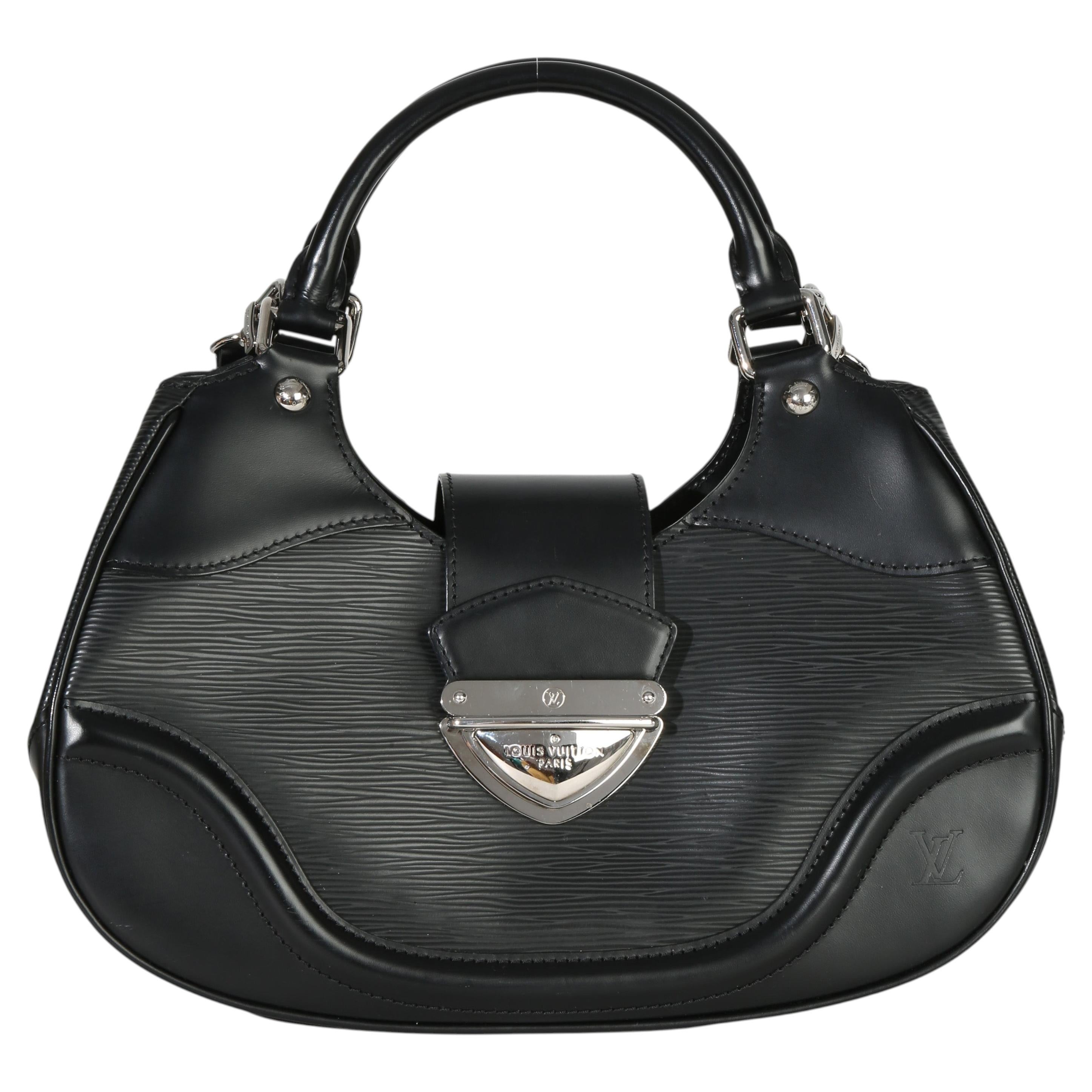 Louis Vuitton Black Epi Leather Montaigne Shoulder Bag