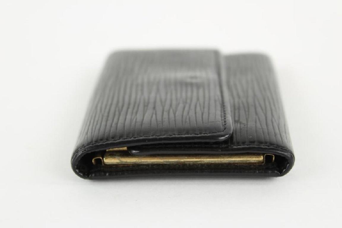 Louis Vuitton Black Epi Leather Multicles 6 Key Holder Ring Case  13LVS1210 2