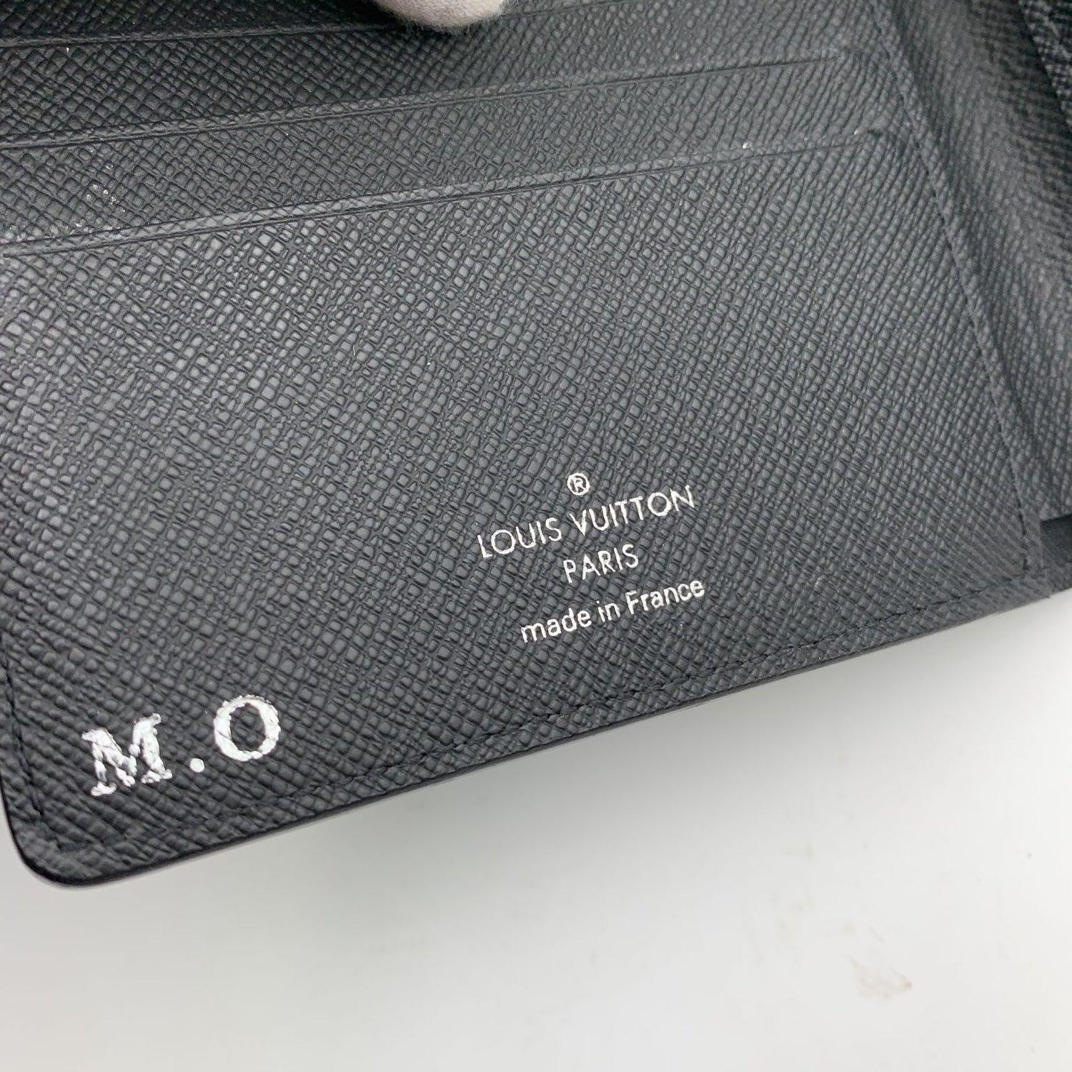 Louis Vuitton Black Epi Leather Multiple Bifold Wallet For Sale 2