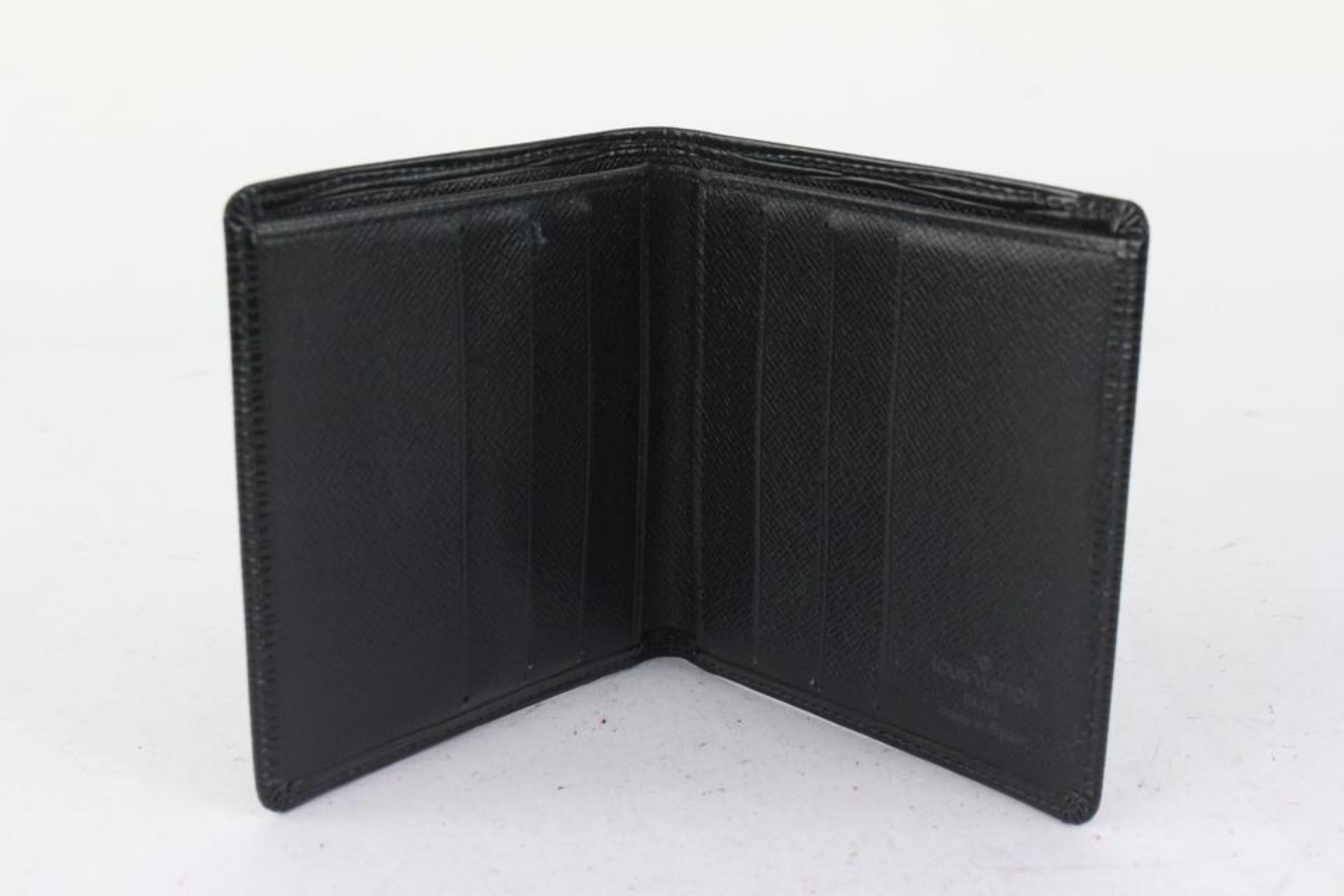 Louis Vuitton Black Epi Leather Multiple Men's Bifold Wallet Marco Florin 124L0 6