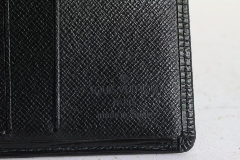Louis Vuitton Black Epi Leather Multiple Men's Bifold Wallet Marco Florin