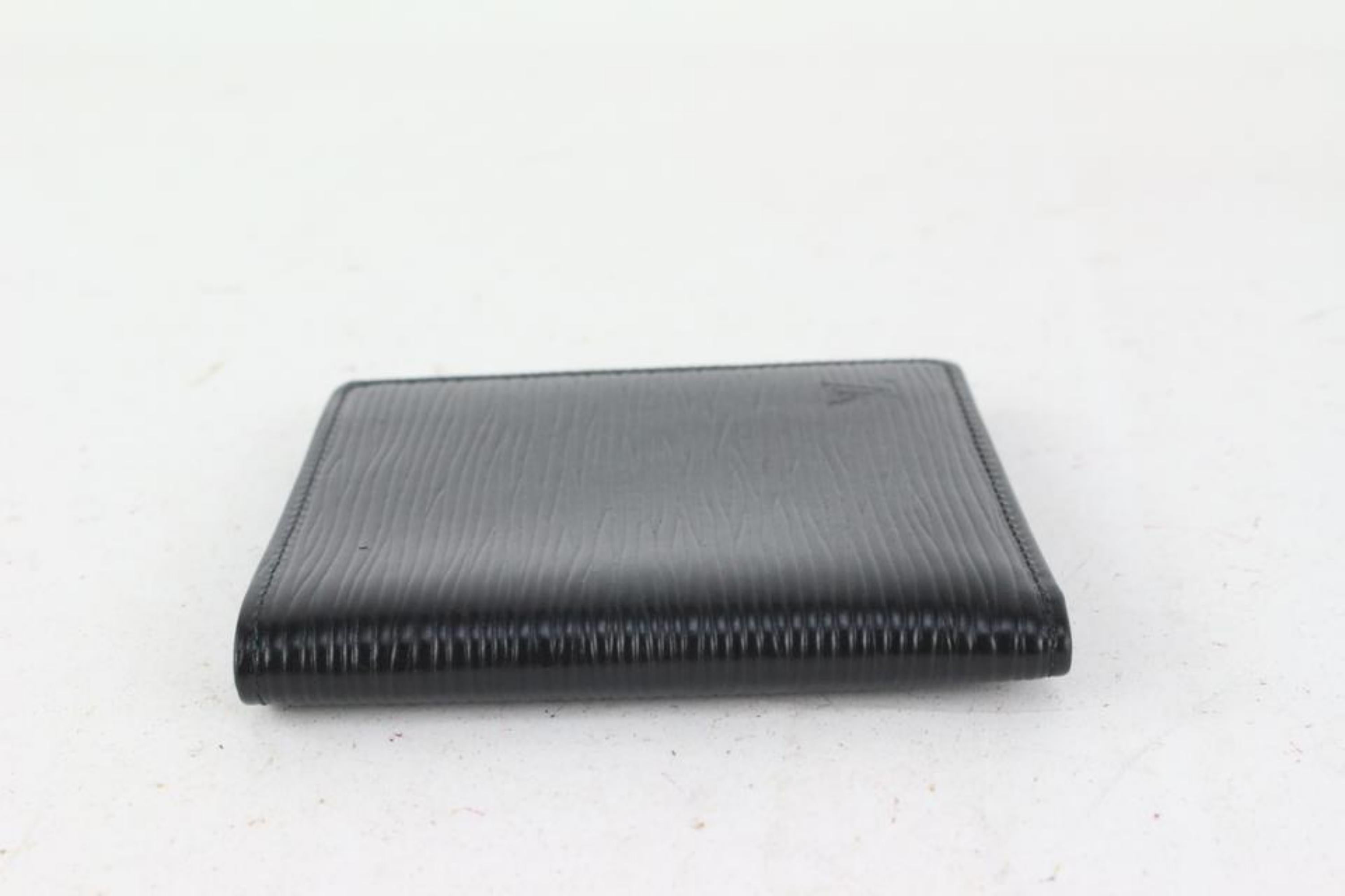 Louis Vuitton Black Epi Leather Multiple Men's Bifold Wallet Marco Florin 124L0 4