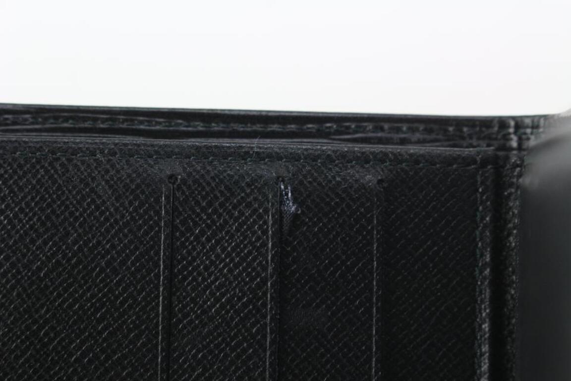 Louis Vuitton Black Epi Leather Multiple Men's Bifold Wallet Marco Florin 4