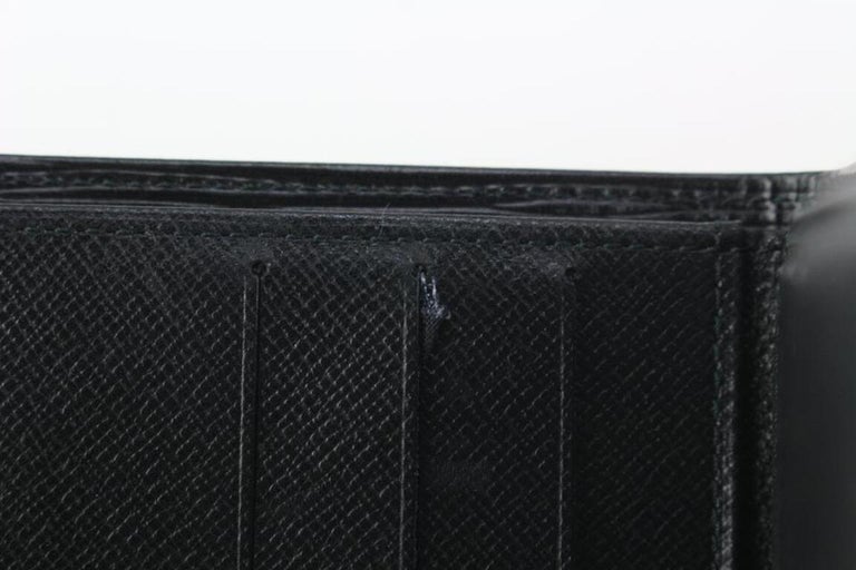 Louis Vuitton Black Epi Bifold Men's Wallet Marco Florin Slender 14LVL1125
