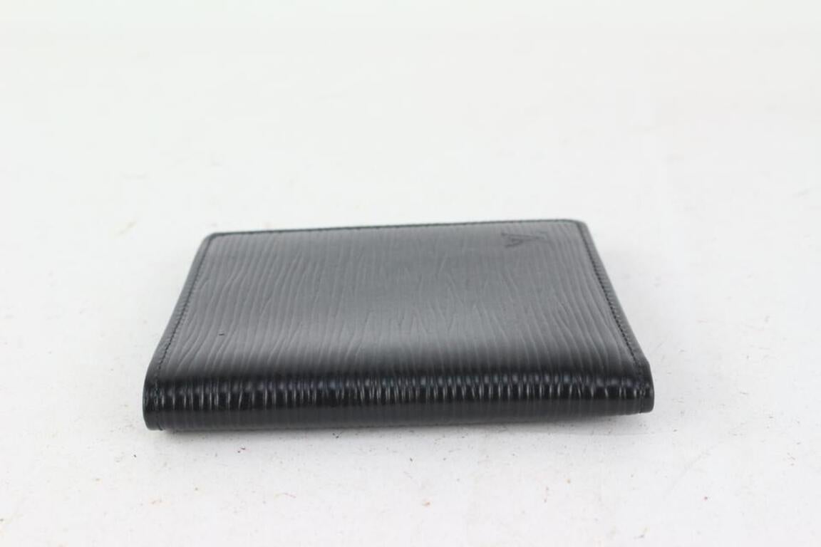 Women's Louis Vuitton Black Epi Leather Multiple Men's Bifold Wallet Marco Florin