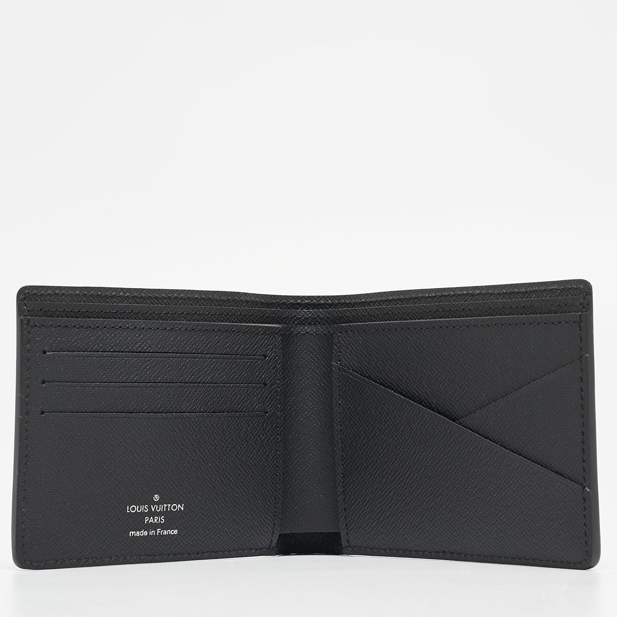 Louis Vuitton Black Epi Leather Multiple Wallet 7