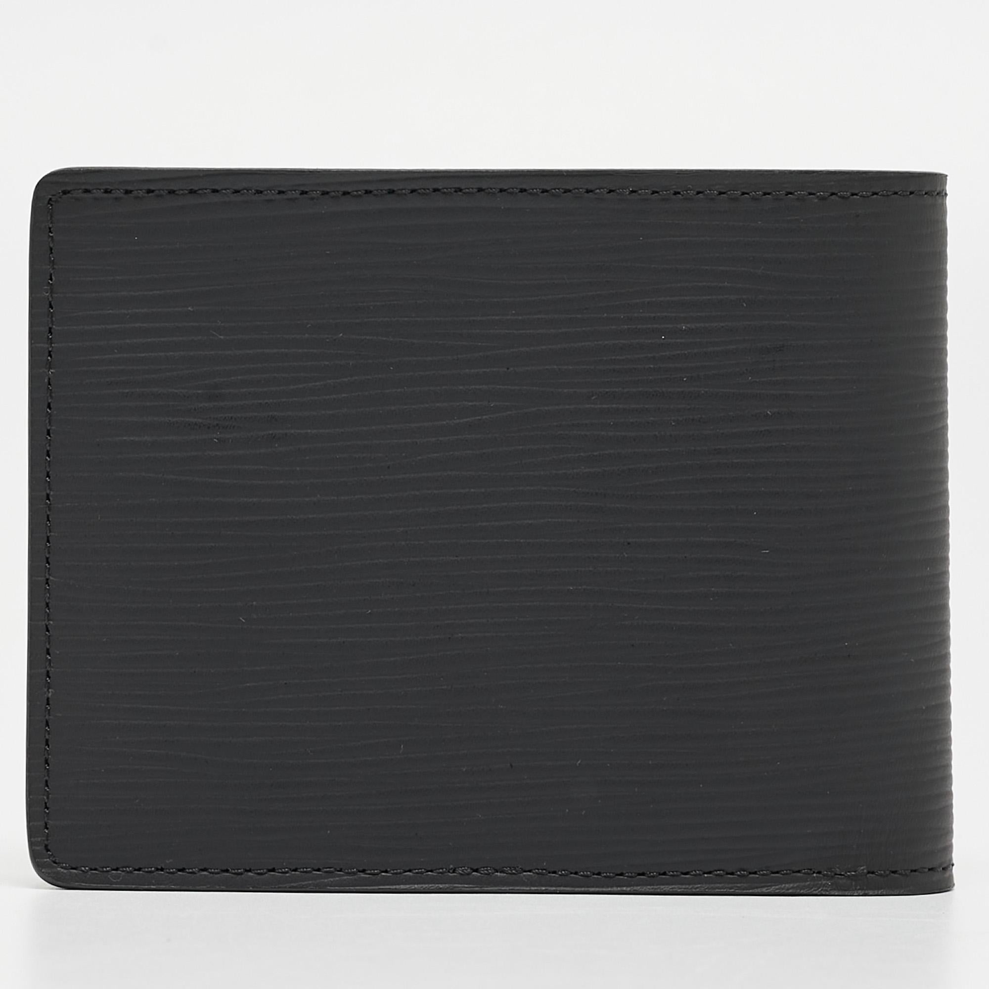 Louis Vuitton Black Epi Leather Multiple Wallet 3