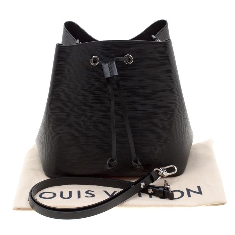 Louis Vuitton Black Epi Leather Neonoe Bag 4