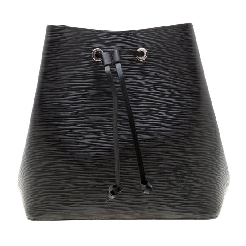 Louis Vuitton Black Epi Leather Neonoe Bag