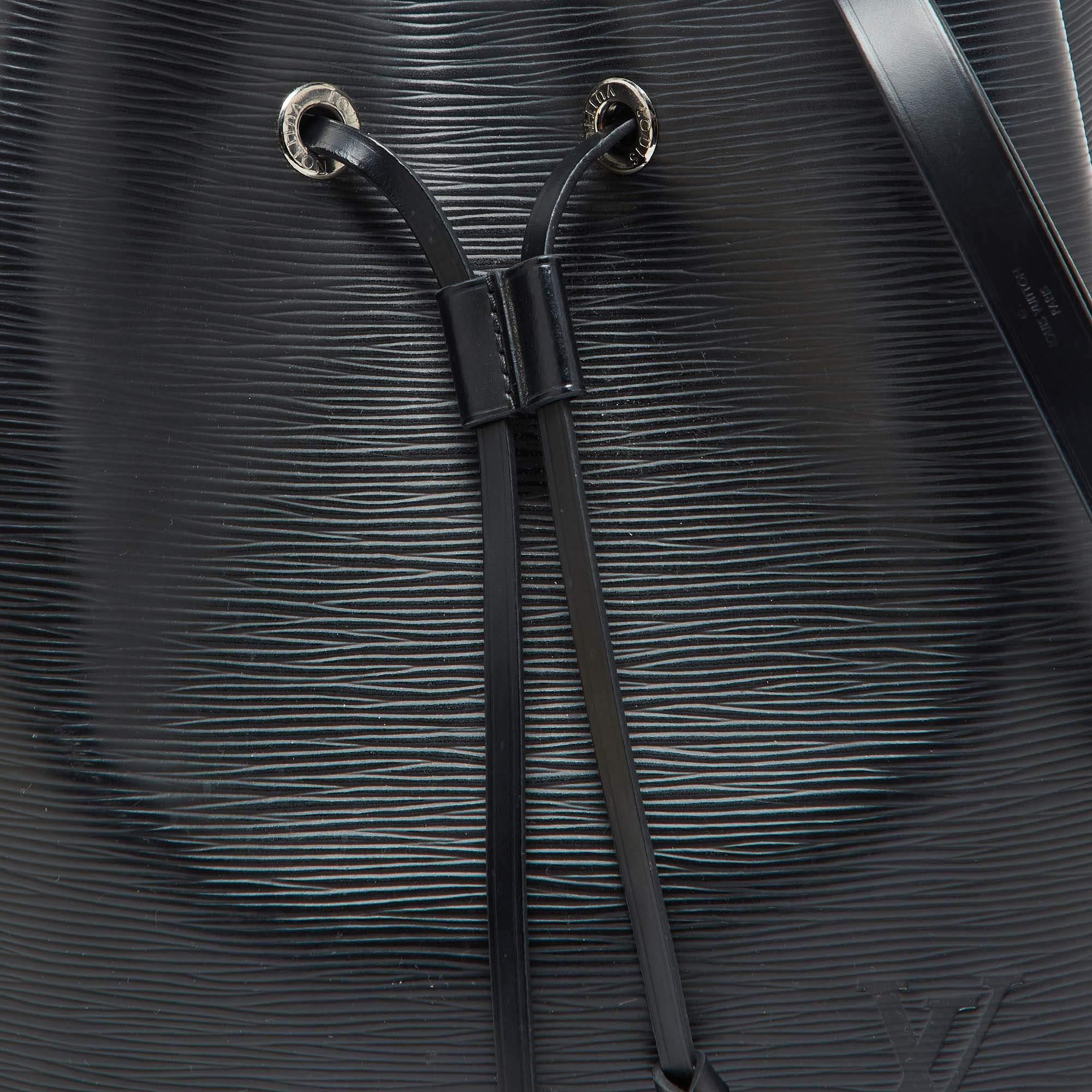 Louis Vuitton Black Epi Leather NeoNoe MM Bag 1