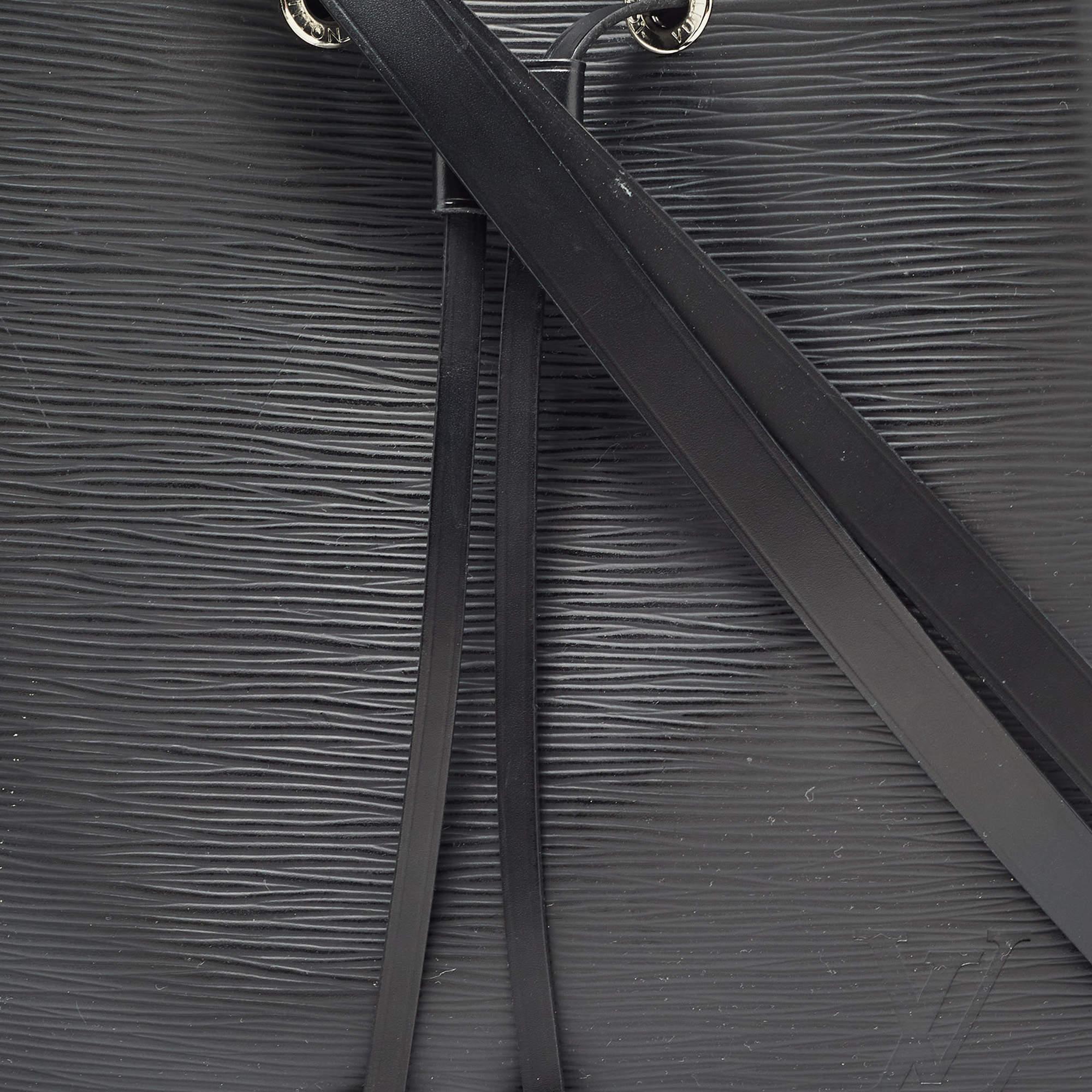 Louis Vuitton Black Epi Leather NeoNoe MM Bag 1