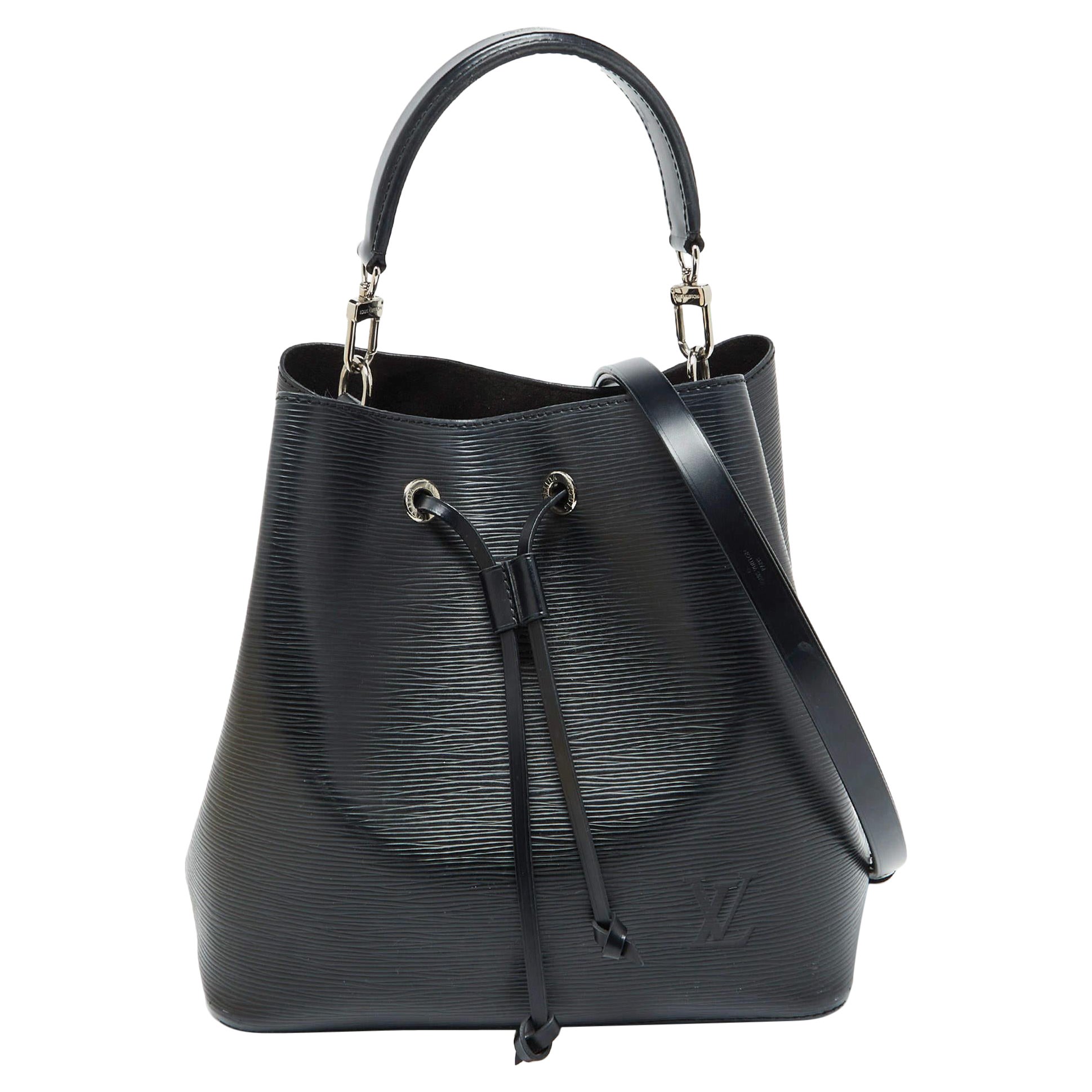 Louis Vuitton Black Epi Leather NeoNoe MM Bag