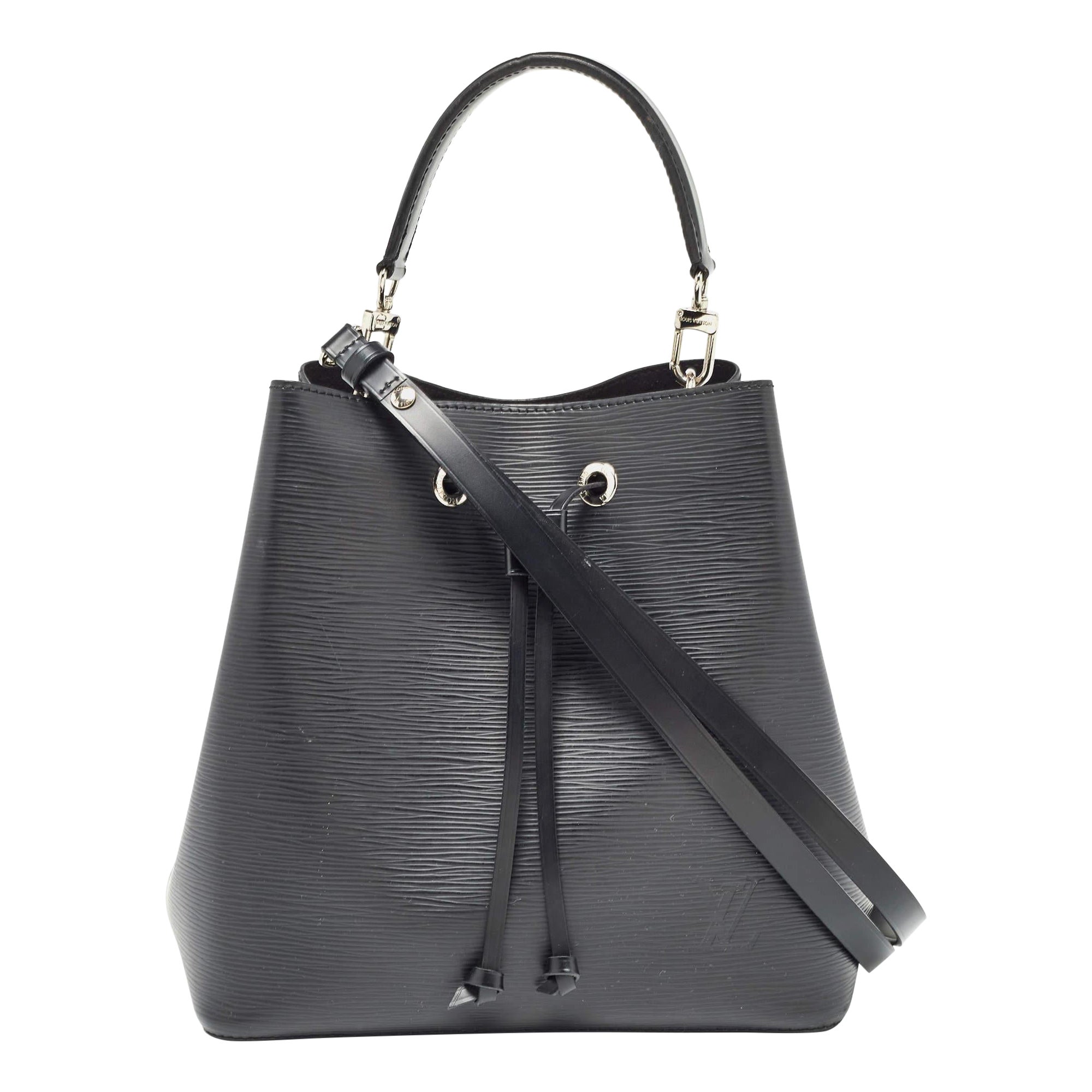 Louis Vuitton Black Epi Leather NeoNoe MM Bag