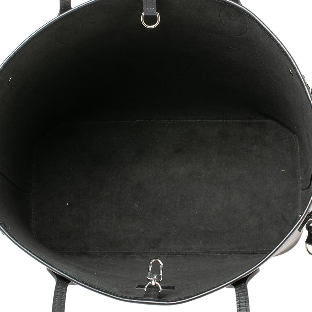 Louis Vuitton Black Epi Leather Neverfull MM Bag 1