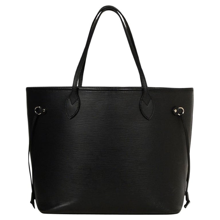 Louis Vuitton Black Epi Leather Neverfull MM Bag For Sale at 1stDibs