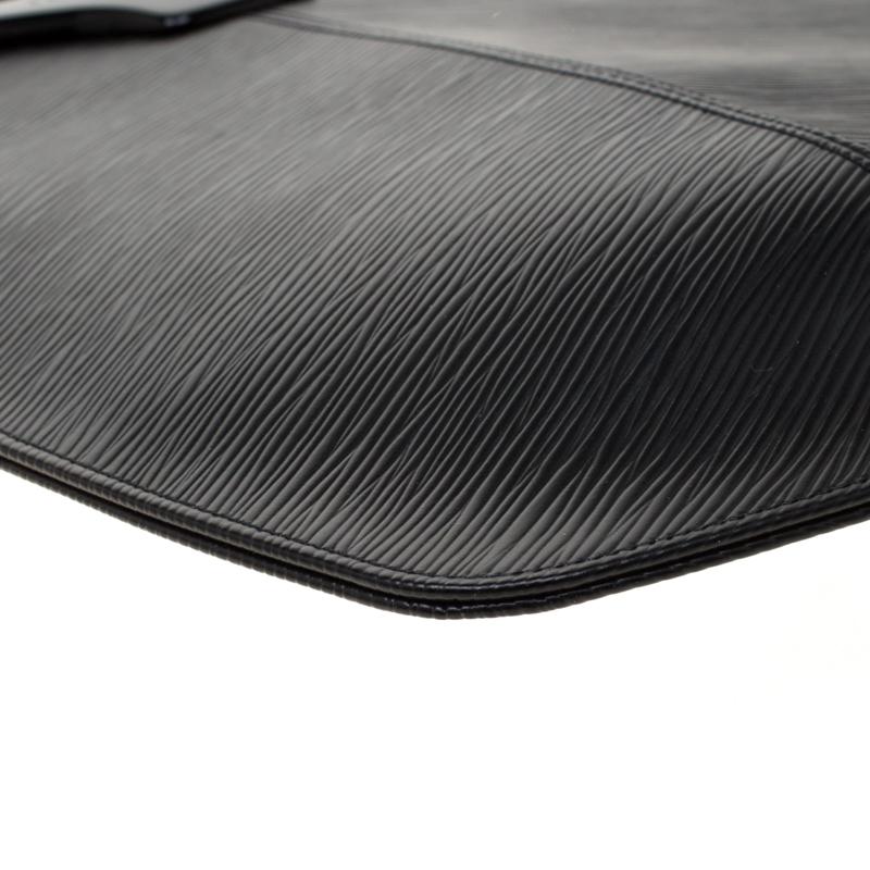 Louis Vuitton Black Epi Leather Noctambule Bag 4