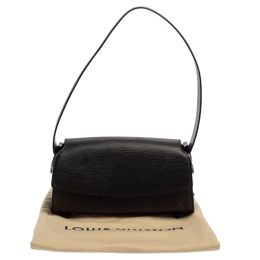 Louis Vuitton Black Epi Leather Nocturne PM Bag 7