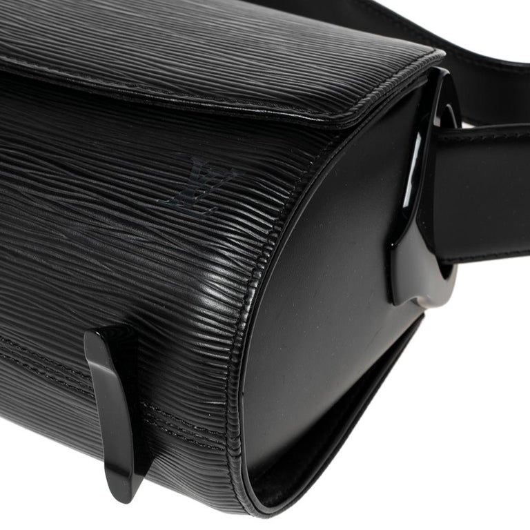 Louis Vuitton Black Epi Leather Nocturne Bag.  Luxury, Lot #75017