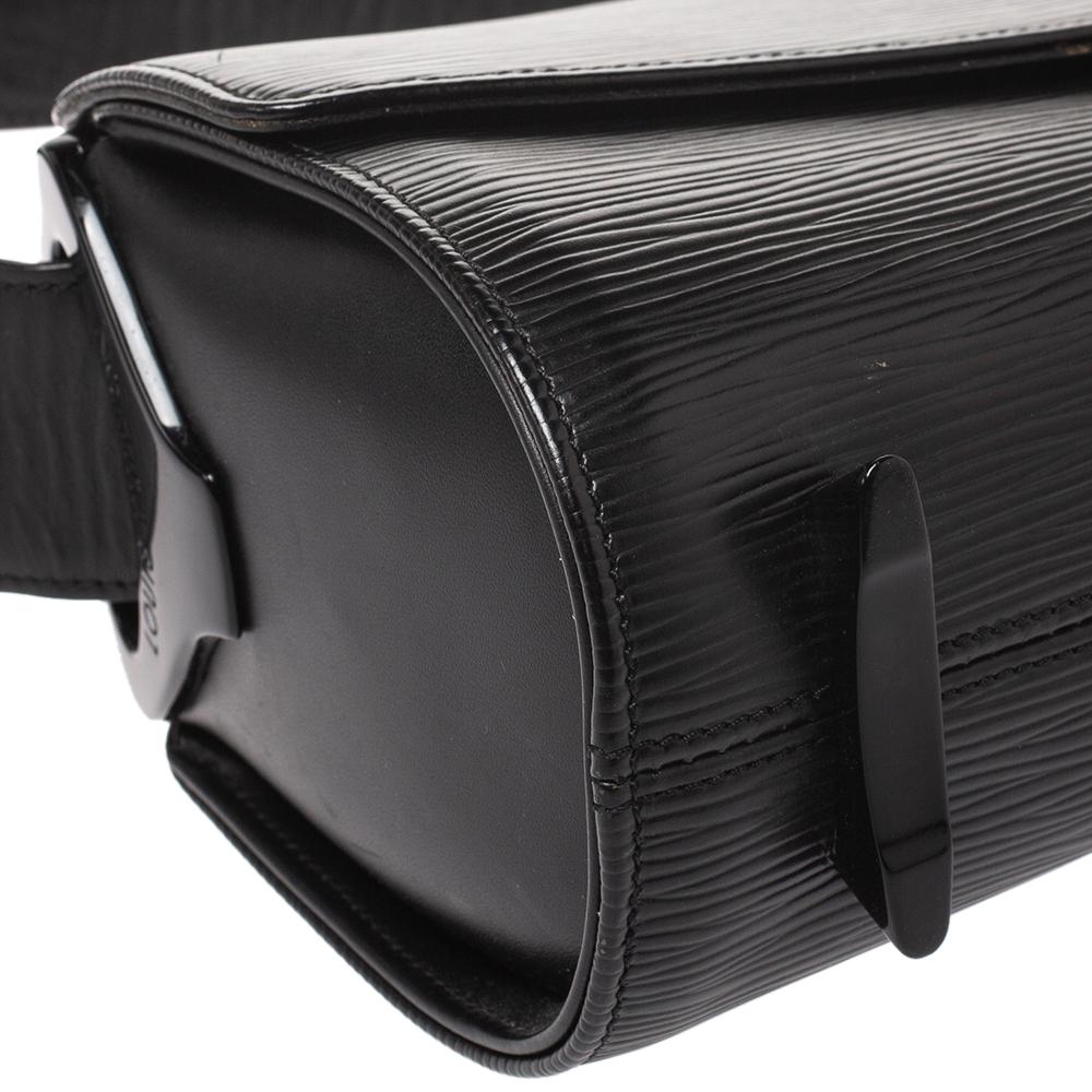 Louis Vuitton Black Epi Leather Nocturne PM Bag 4