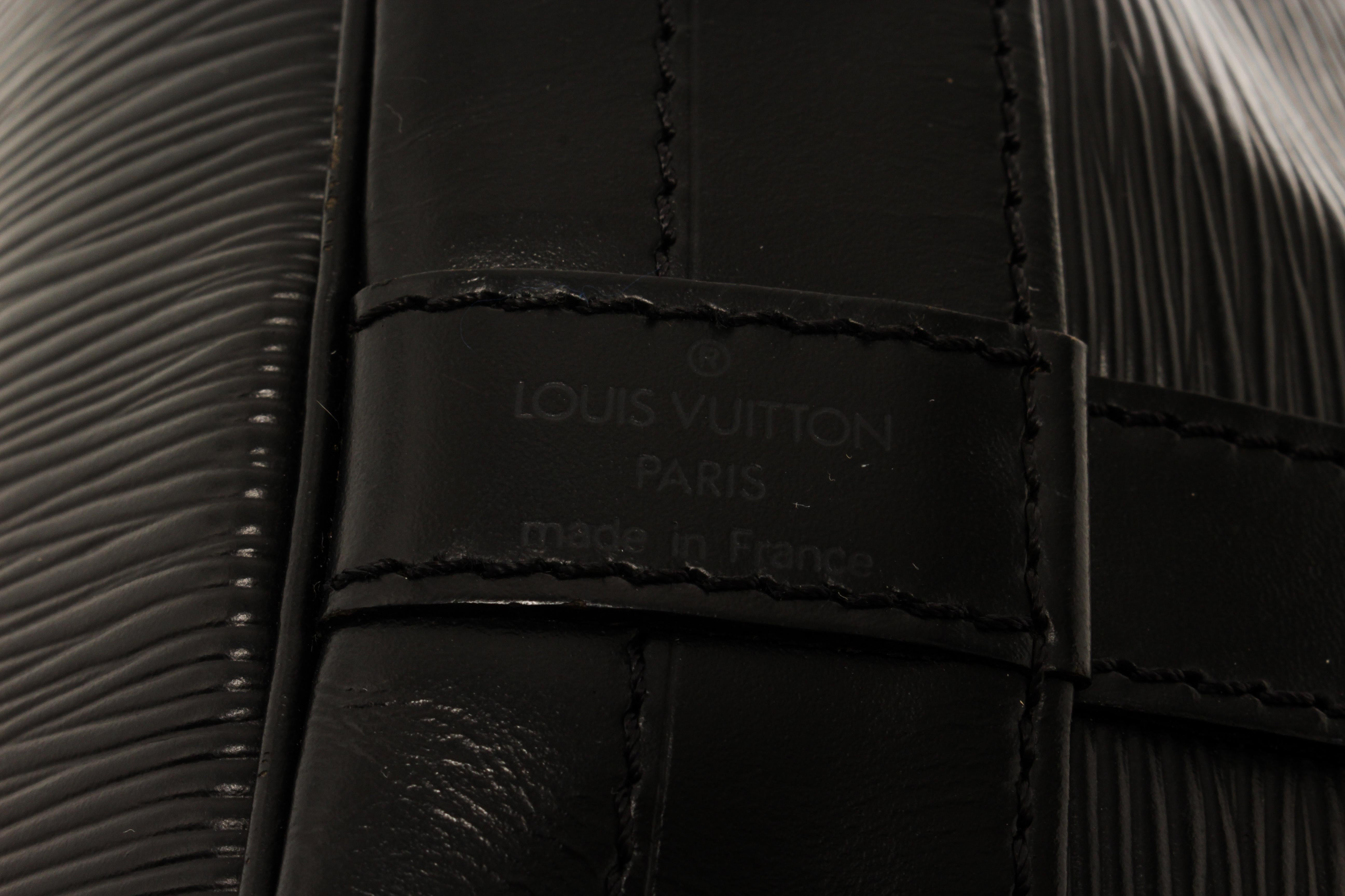 Louis Vuitton Black Epi Leather Noe 4