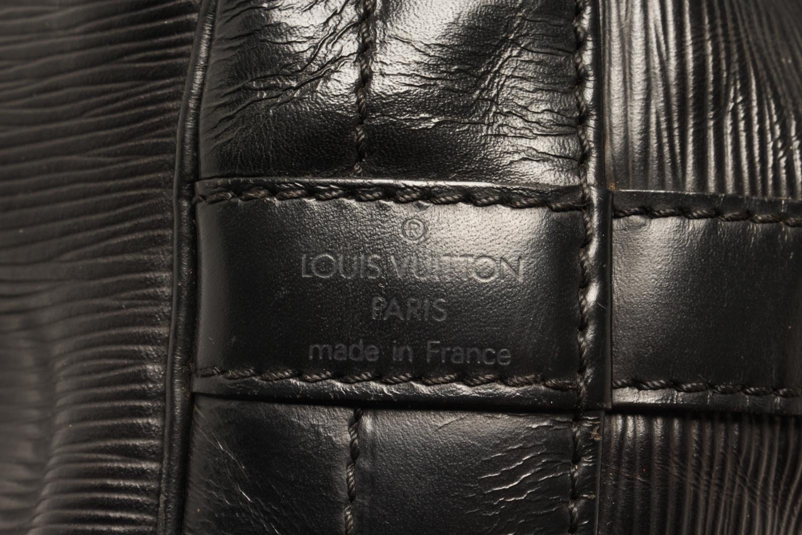Louis Vuitton Black Epi Leather Noe GM Bucket Bag 3