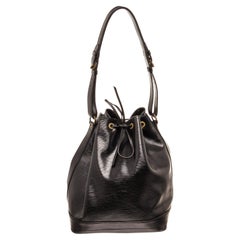 Louis Vuitton Black Epi leather Noe GM Bucket Bag with Epi Leather, gold-tone 